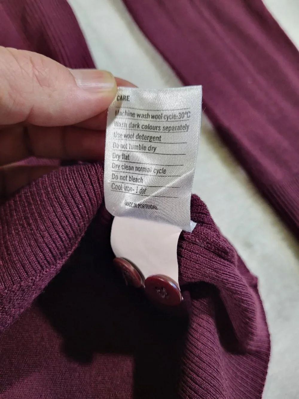 Rapha Finest Merino Track Top Full Zip Maroon Sweater - Large!